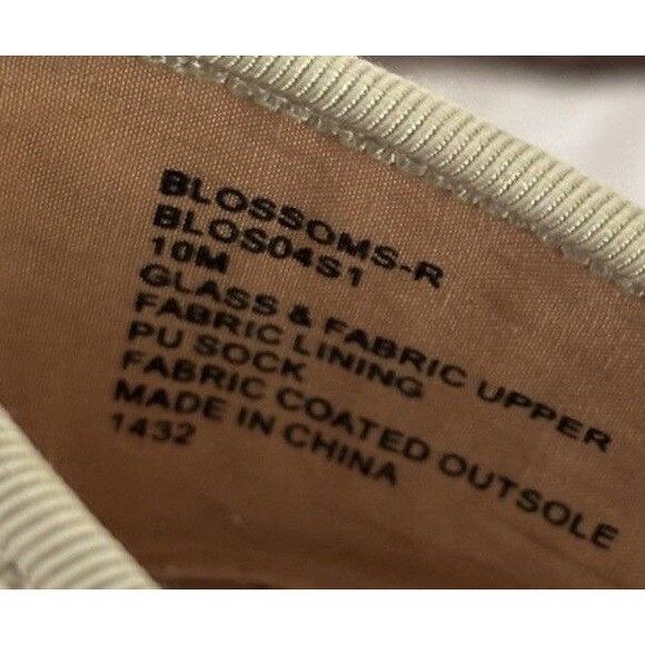 Steve Madden Blossoms Rhinestone Ballet Flats Women's Size 10 Gold Blossoms - Picture 8 of 10